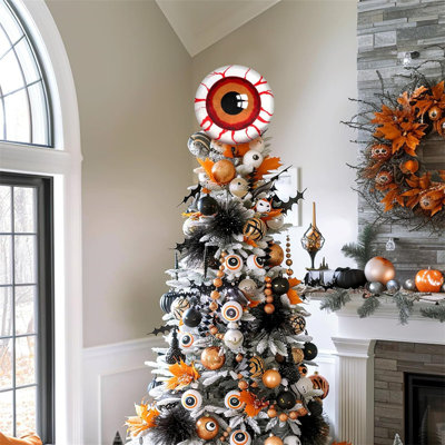 Halloween Tree Topper Eyeball Decor Halloween Christmas Treedecor Red The Holiday Aisle